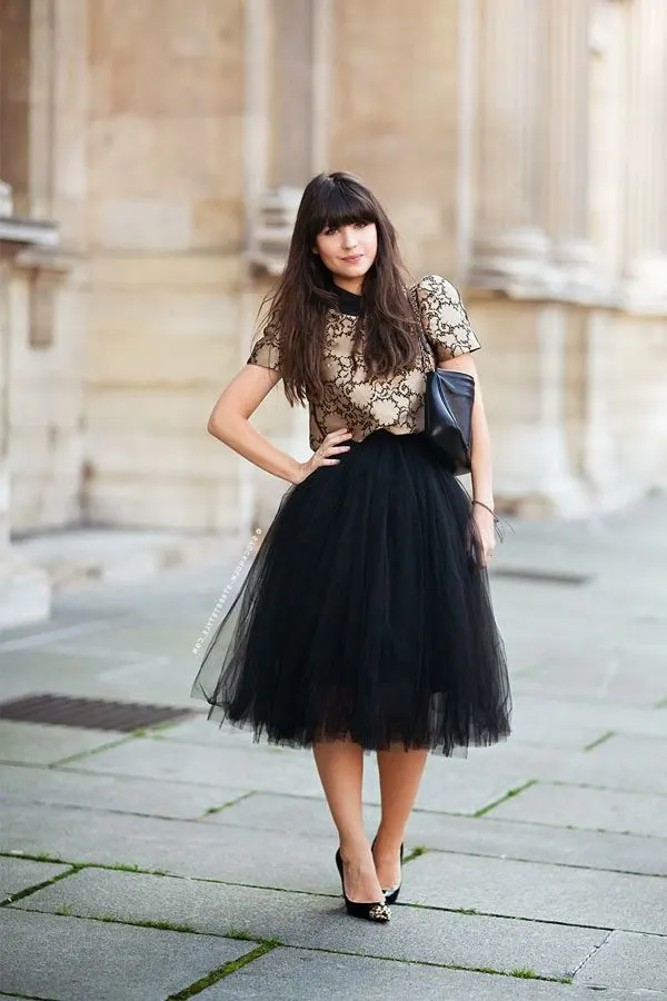 Are Tulle Skirts In Trend Right Now Easy Street Style Looks 2023