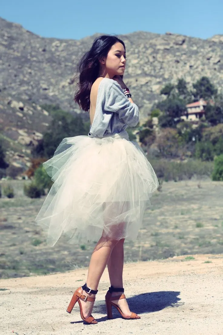 Are Tulle Skirts In Trend Right Now Easy Street Style Looks 2023