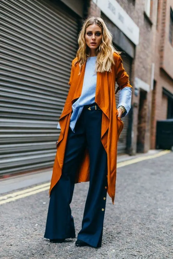 How To Wear Orange And Blue In Women's Outfits 2023