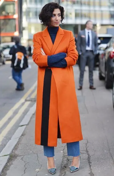 How To Wear Orange And Blue In Women's Outfits 2023