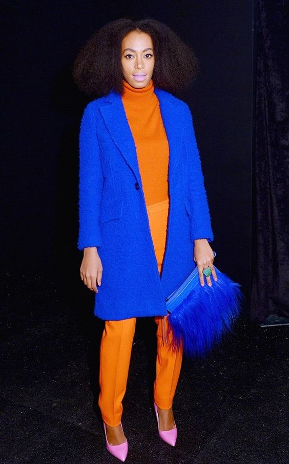How To Wear Orange And Blue In Women's Outfits 2022
