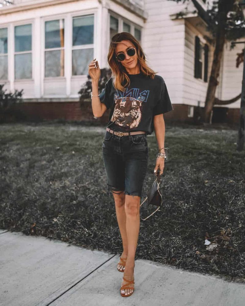 How To Wear Denim Shorts: 27+ Outfit Ideas 2022