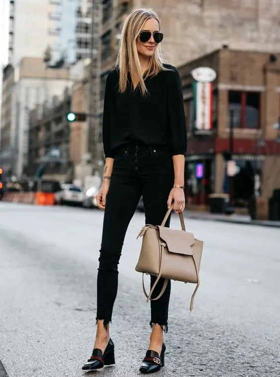 How To Wear Heeled Loafers: Easy Street Style Looks To Try 2023 ...