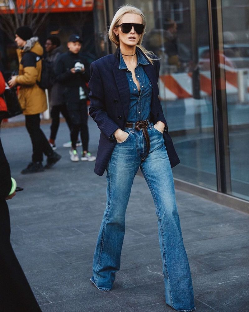 How To Wear Denim Shirts For Women: 30+ Easy Street Style Ideas 2023