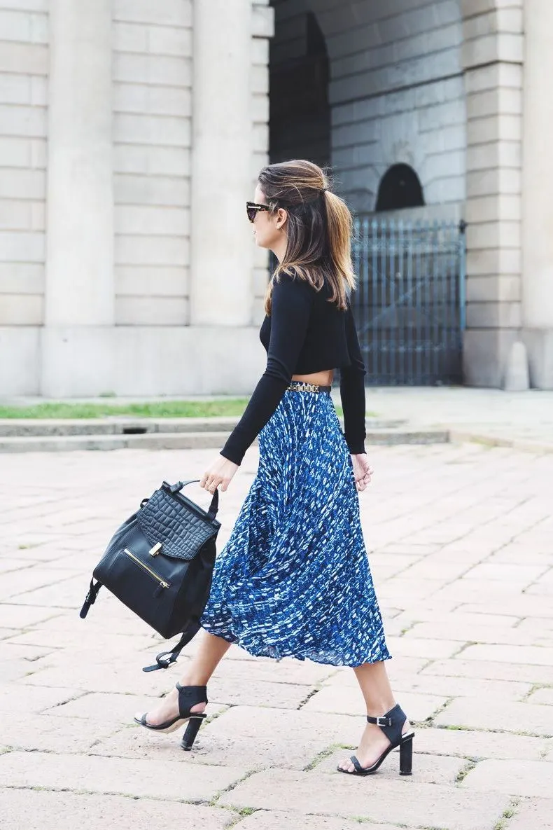 How To Wear Pleated Skirts: Best Street Style Looks 2023 | Fashion Canons