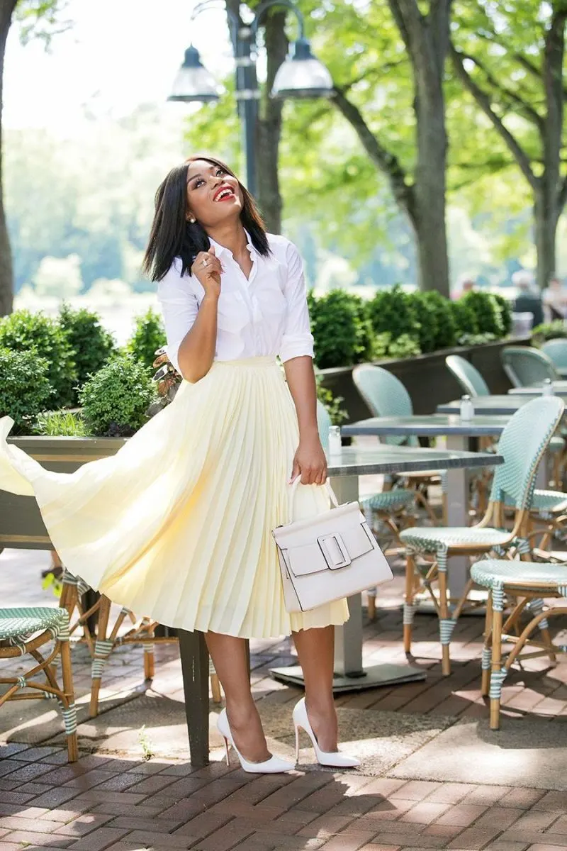 How To Wear Pleated Skirts: Best Street Style Looks 2023