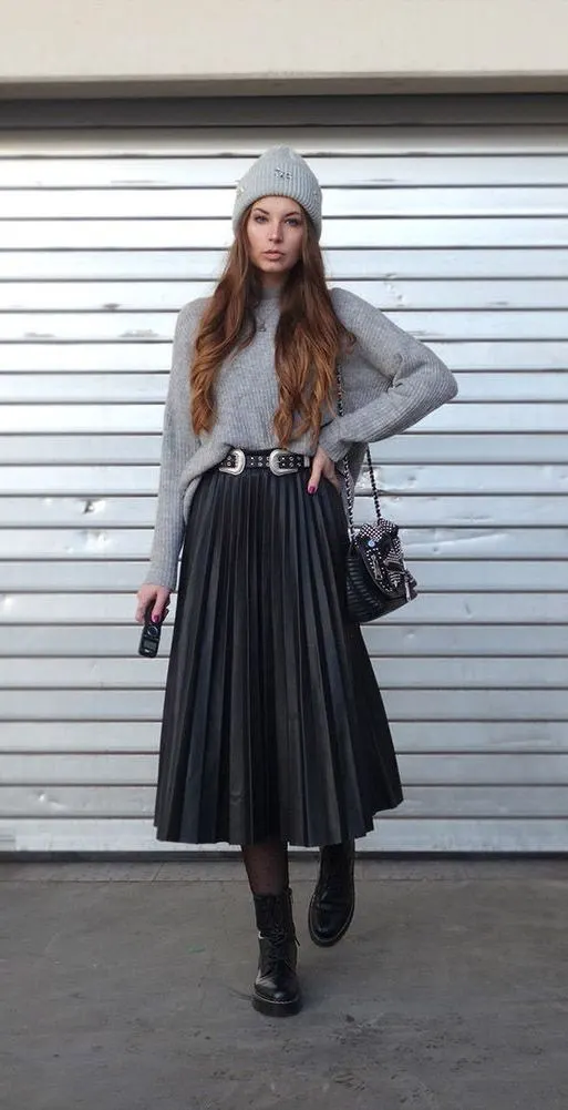 How To Wear Pleated Skirts: Best Street Style Looks 2023