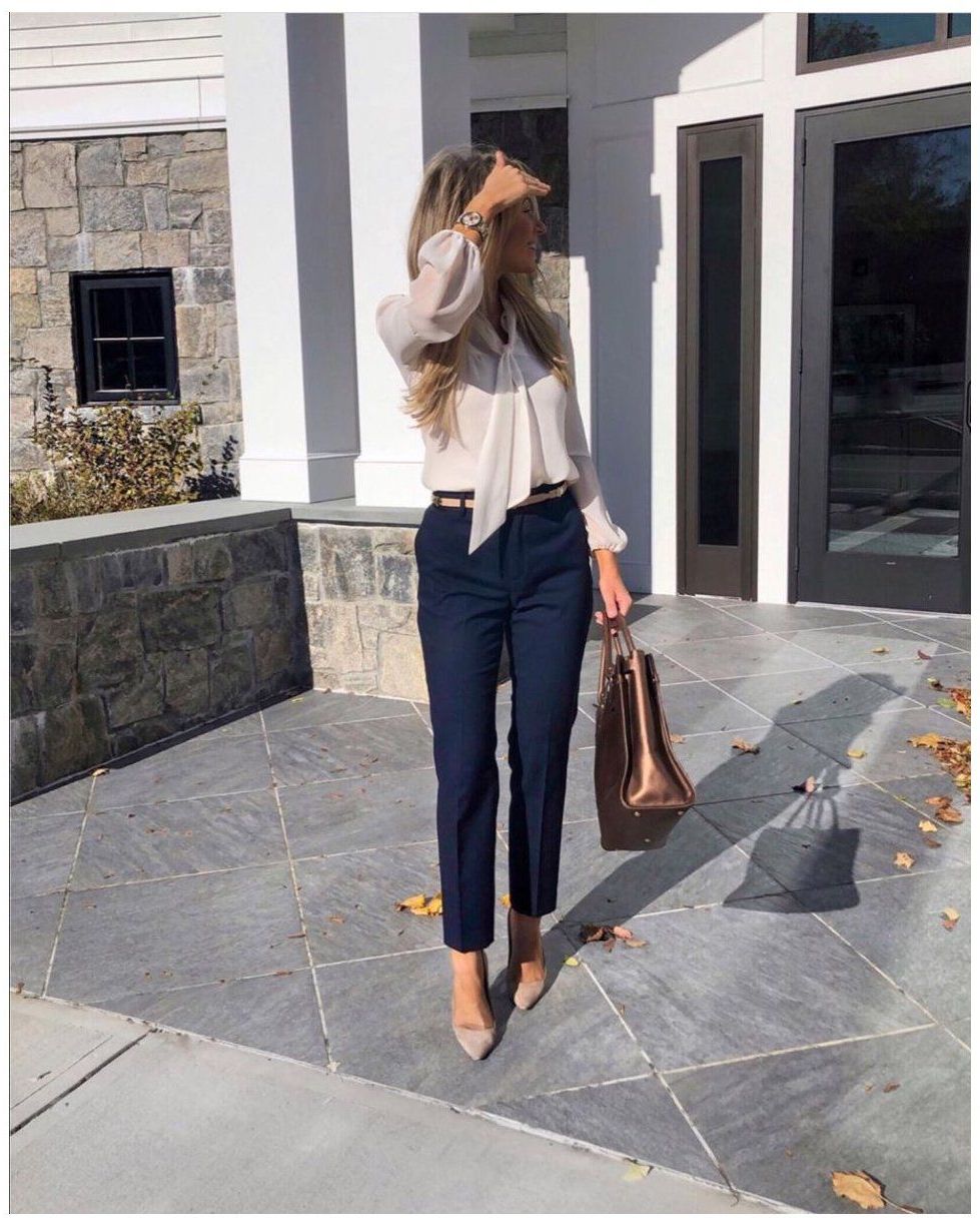 41 Work Outfits For Spring: Easy Looks For Professional Women 2023 ...