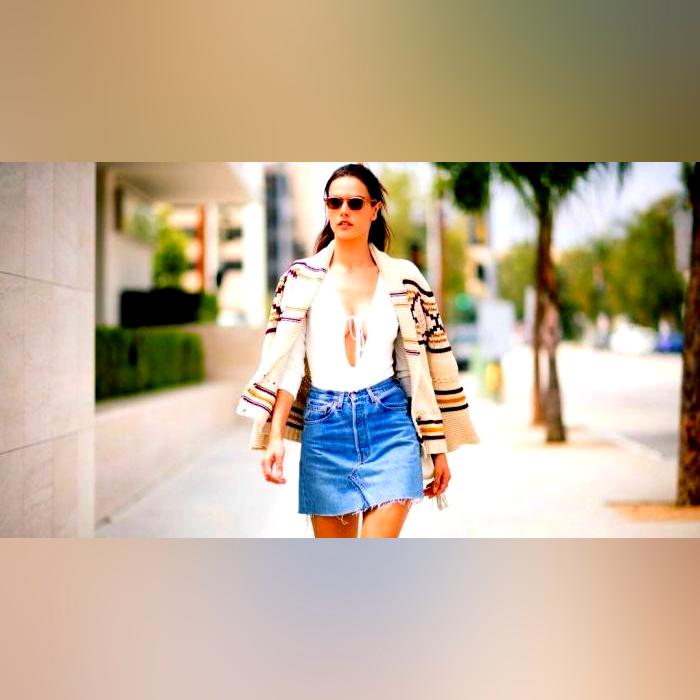 Amazing Denim Skirts Outfit Ideas 2022