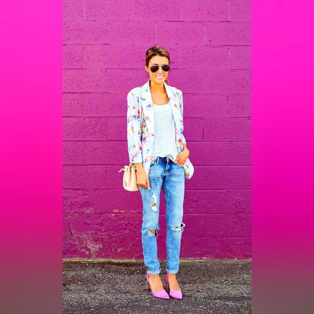 Printed Blazer Outfit: 15 Easy Ways To Wear It 2023