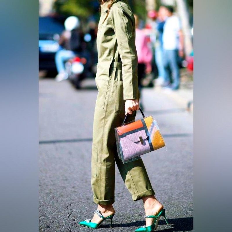 Khaki Cargo Jumpsuit Outfit For Spring 2022