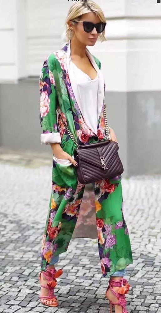 How To Wear Floral Kimono For Summer 2023