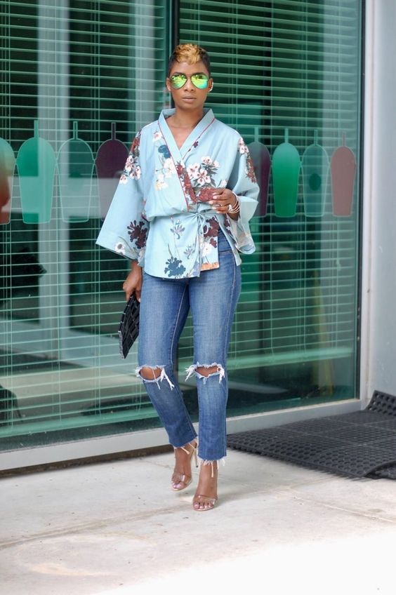 How To Wear Floral Kimono For Summer 2023