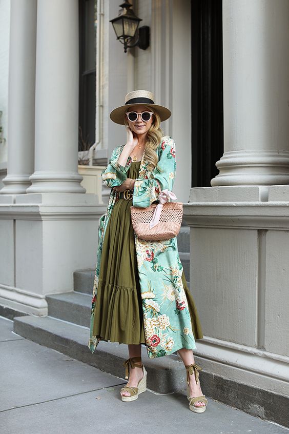 How To Wear Floral Kimono For Summer 2023