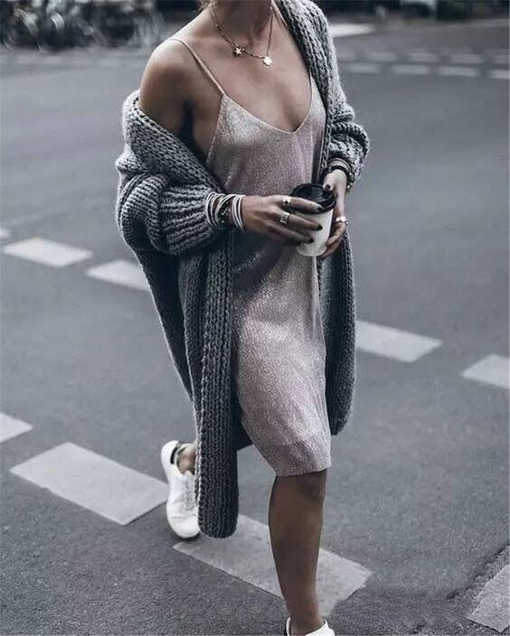 How To Wear Grey Long Cardigans This Summer 2022