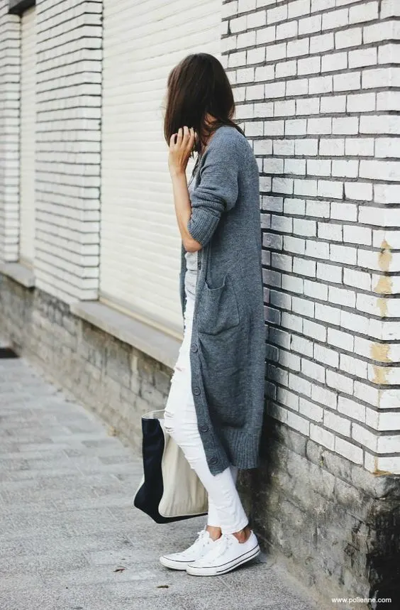 Long Grey Cardigan Outfit: Inspiring Guide For Women 2023