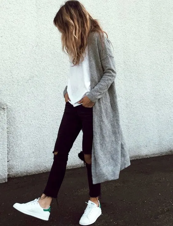 Long Grey Cardigan Outfit: Inspiring Guide For Women 2023