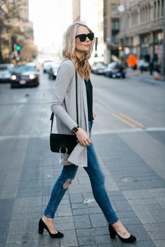 Long Grey Cardigan Outfit: Inspiring Guide For Women 2023