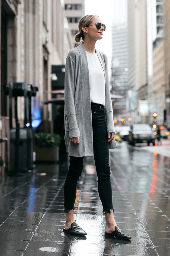 How To Wear Grey Long Cardigans This Summer 2022