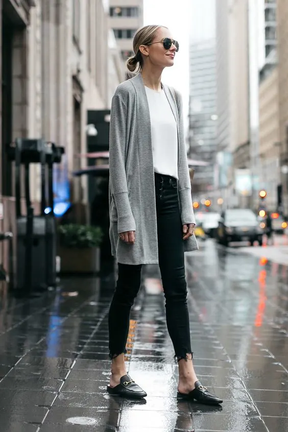 Long Grey Cardigan Outfit: Inspiring Guide For Women 2023