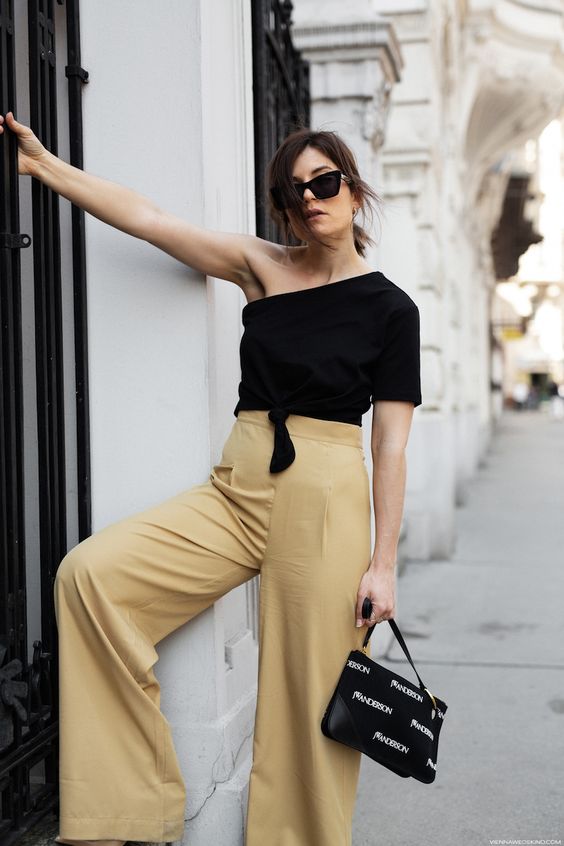 One Shoulder Top Outfits: How To Style Them In New York 2022
