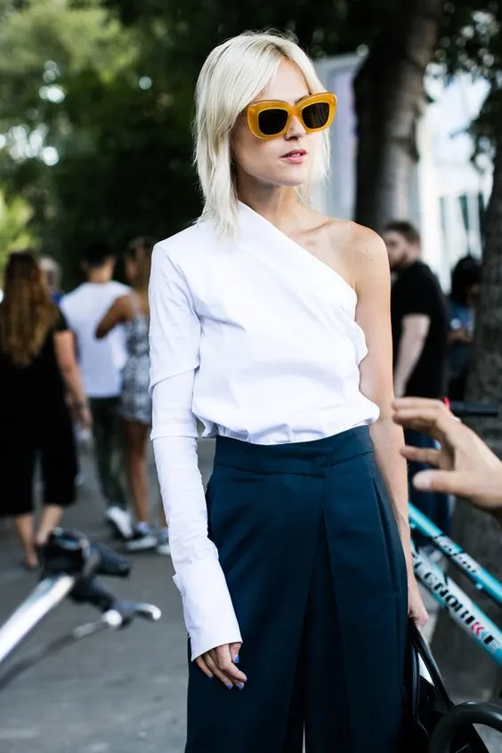 One Shoulder Top Outfits: How To Style Them In New York 2023