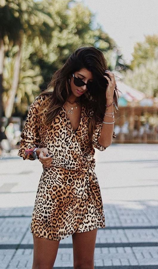 Leopard Print Romper For Night Out 2022