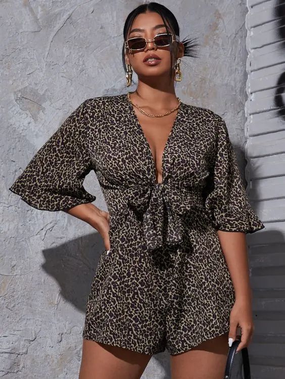 Leopard Romper Outfit For Night Out 2023