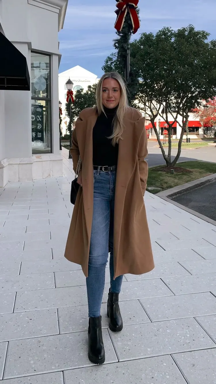 Camel Coat And Jeans For Women: Easy Guide To Try Now 2023