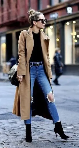 Camel Coat And Jeans For Women: Easy Guide To Try Now 2023