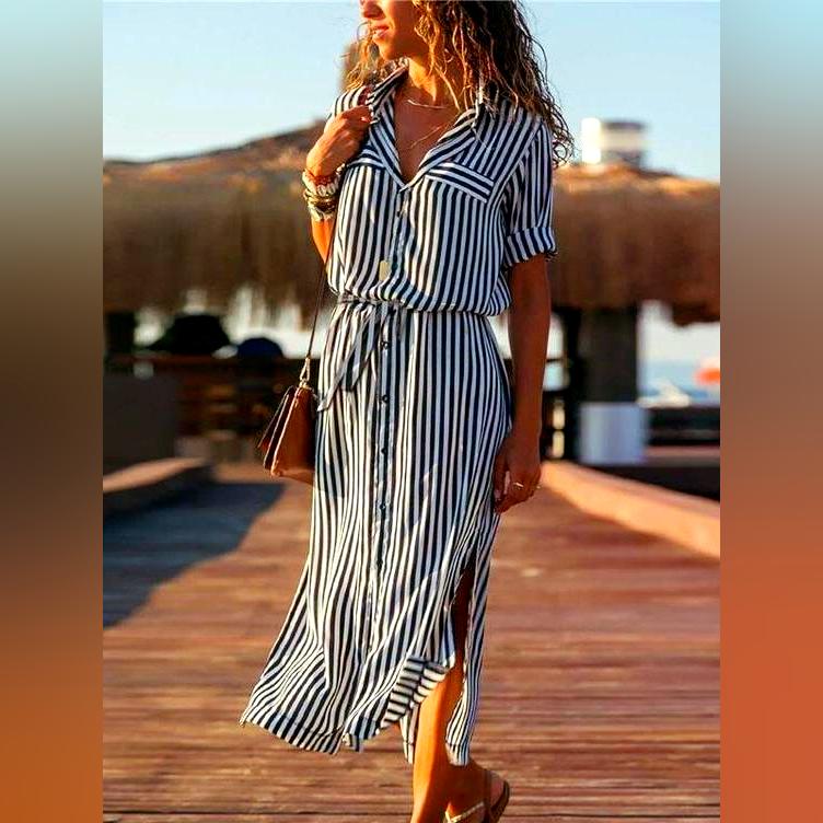 Striped Shirtdress For Summer Easy Street Style Guide 2023