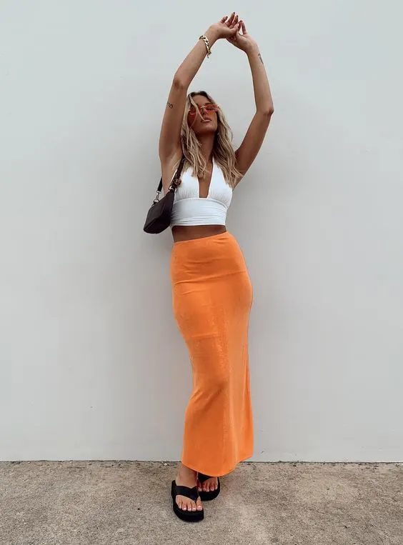 White Top And Maxi Skirt Outfit: Should You Wear It 2023