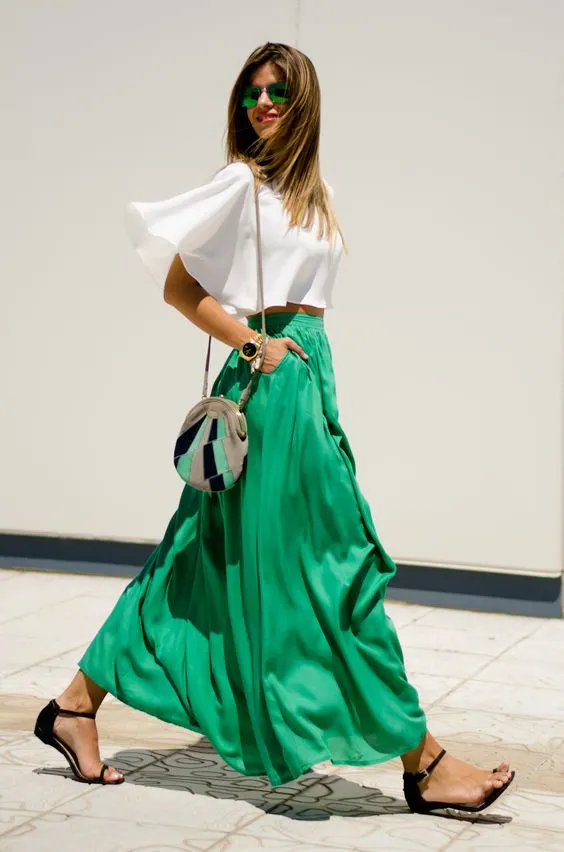 White Top And Maxi Skirt Outfit: Should You Wear It 2023