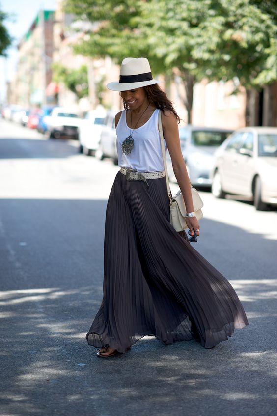White Top And Maxi Skirt Outfit: Should You Wear It 2022
