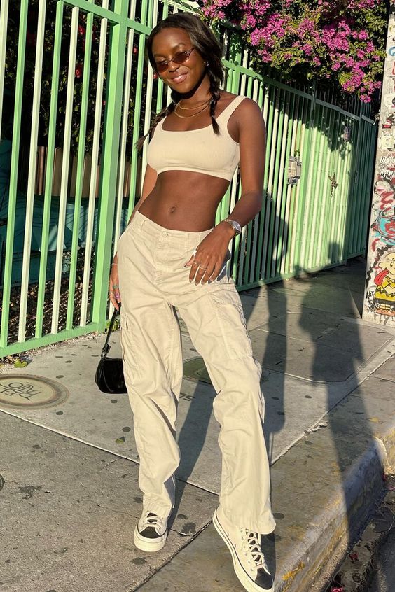 Cargo Pants And Crop Top: Essential Street Style Guide 2022