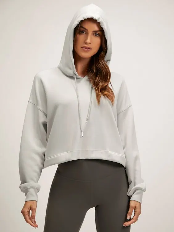 Grey Hoodie Outfit For Spring Walks 2023