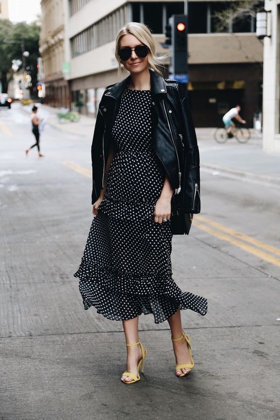 Polka Dot Dress Outfit Ideas For Summer 2022
