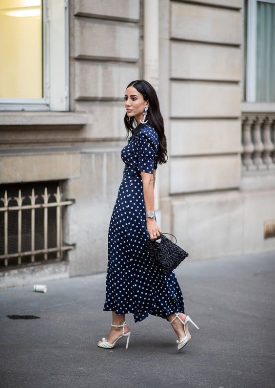 Polka Dot Dress Outfit Ideas For Summer 2022